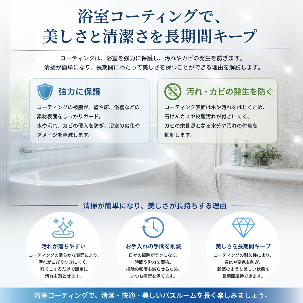 コーティング施工がもたらすメリット